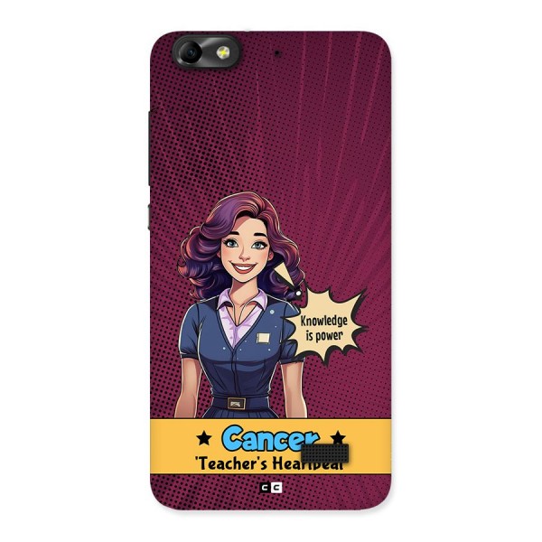 Cancer Heartbeat Back Case for Honor 4C