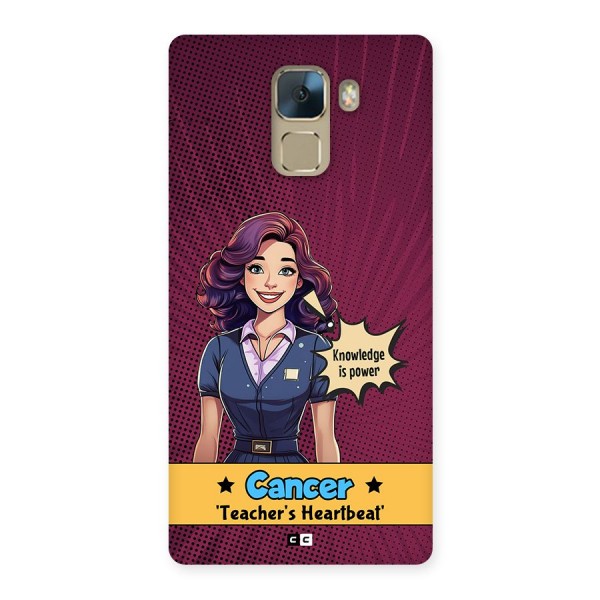 Cancer Heartbeat Back Case for Honor 7