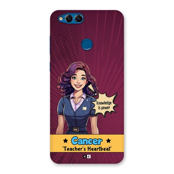 Cancer Heartbeat Back Case for Honor 7X