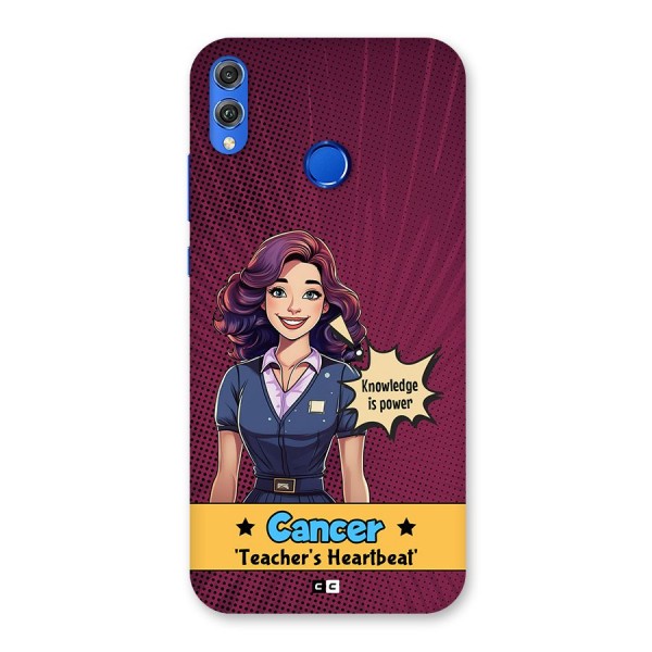 Cancer Heartbeat Back Case for Honor 8X