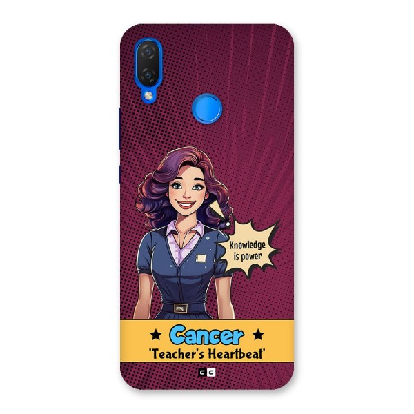 Cancer Heartbeat Back Case for Huawei Nova 3i