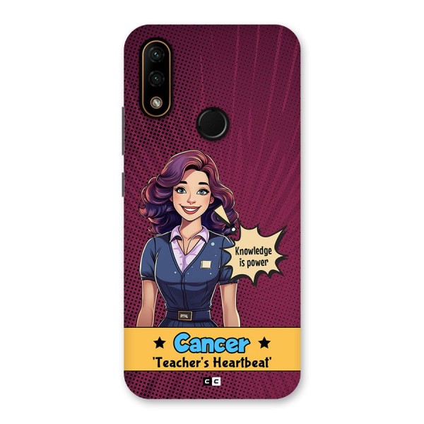 Cancer Heartbeat Back Case for Lenovo A6 Note