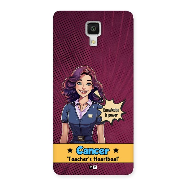 Cancer Heartbeat Back Case for Mi4