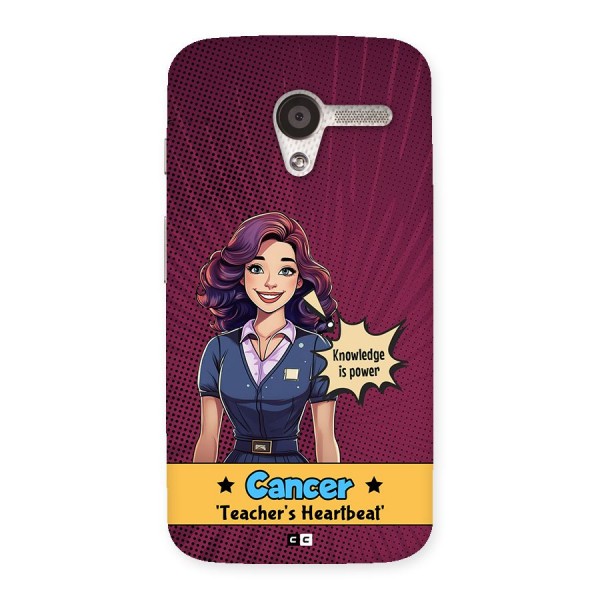 Cancer Heartbeat Back Case for Moto X