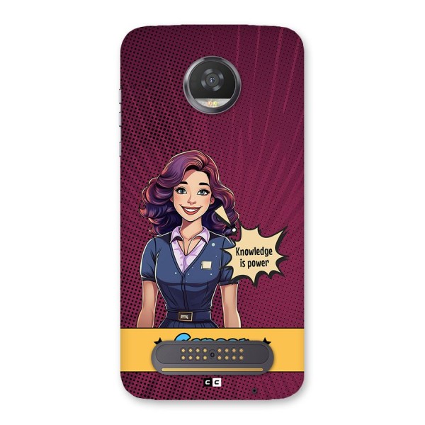 Cancer Heartbeat Back Case for Moto Z2 Play