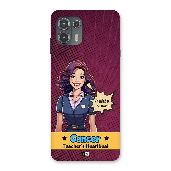 Cancer Heartbeat Back Case for Motorola Edge 20 Fusion