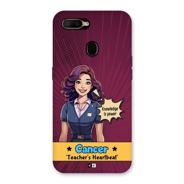 Cancer Heartbeat Back Case for Oppo A5s