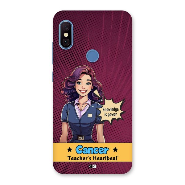 Cancer Heartbeat Back Case for Redmi Note 6 Pro