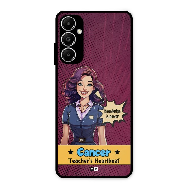 Cancer Heartbeat Metal Back Case for Galaxy A05s