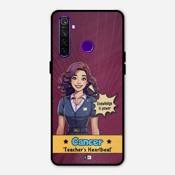 Cancer Heartbeat Metal Back Case for Realme 5 Pro