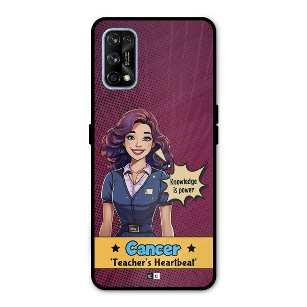 Cancer Heartbeat Metal Back Case for Realme 7 Pro