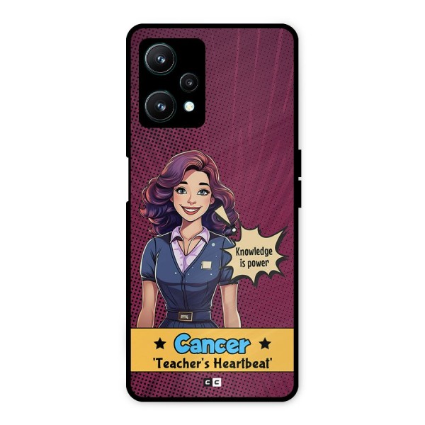 Cancer Heartbeat Metal Back Case for Realme 9 Pro 5G