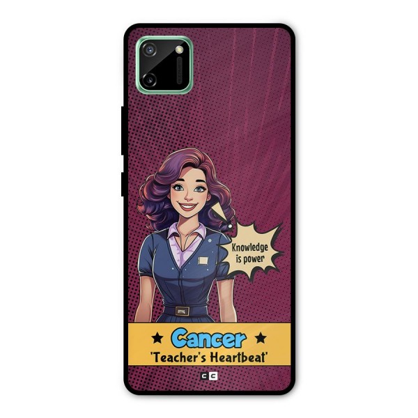 Cancer Heartbeat Metal Back Case for Realme C11