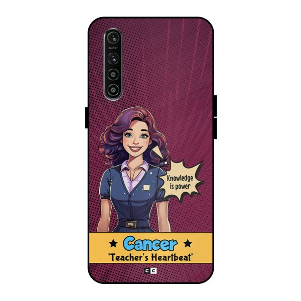 Cancer Heartbeat Metal Back Case for Realme XT