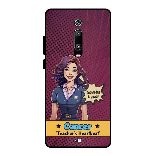 Cancer Heartbeat Metal Back Case for Redmi K20