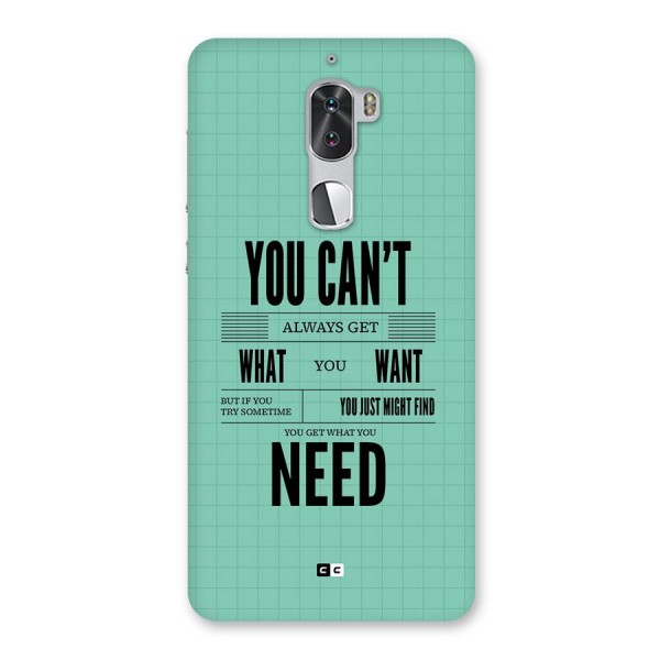 Cant Always Get Back Case for Coolpad Cool 1