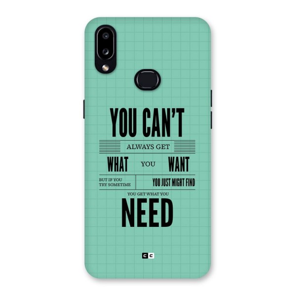 Cant Always Get Back Case for Galaxy A10s