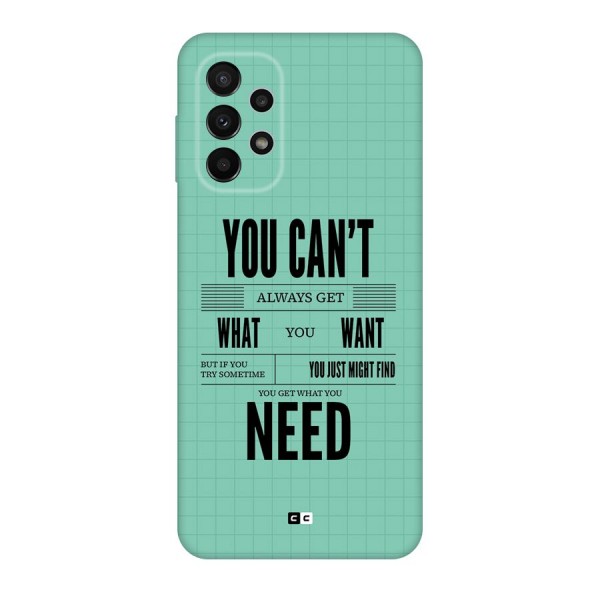 Cant Always Get Back Case for Galaxy A23