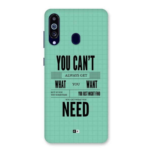 Cant Always Get Back Case for Galaxy A60