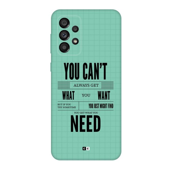 Cant Always Get Back Case for Galaxy A73 5G