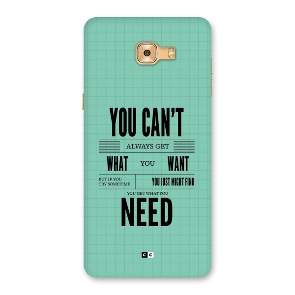 Cant Always Get Back Case for Galaxy C9 Pro