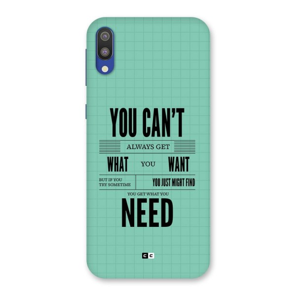 Cant Always Get Back Case for Galaxy M10