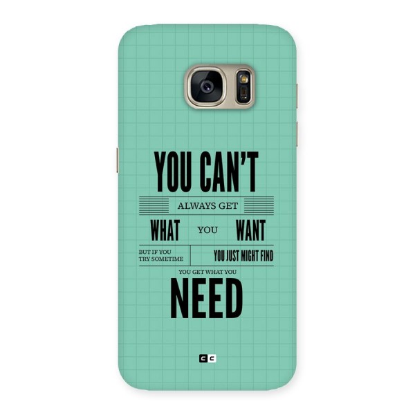 Cant Always Get Back Case for Galaxy S7