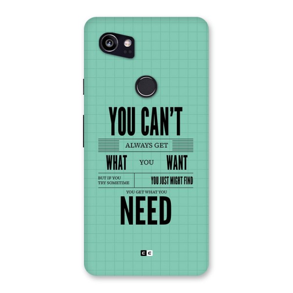 Cant Always Get Back Case for Google Pixel 2 XL