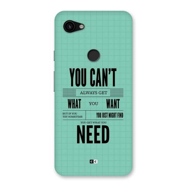 Cant Always Get Back Case for Google Pixel 3a XL