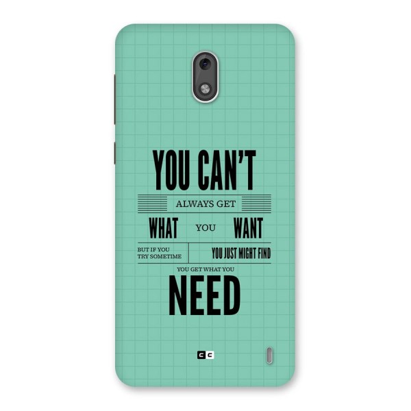 Cant Always Get Back Case for Nokia 2