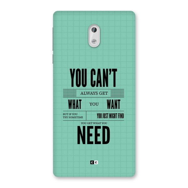 Cant Always Get Back Case for Nokia 3