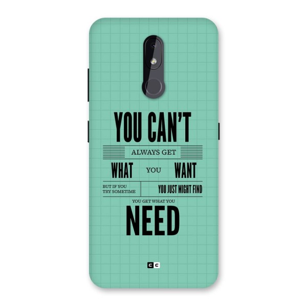 Cant Always Get Back Case for Nokia 3.2