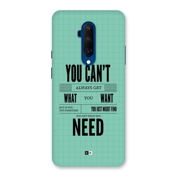 Cant Always Get Back Case for OnePlus 7T Pro