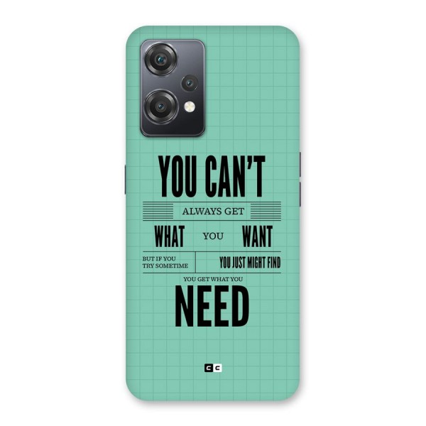 Cant Always Get Back Case for OnePlus Nord CE 2 Lite 5G