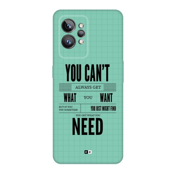 Cant Always Get Back Case for Realme GT2 Pro