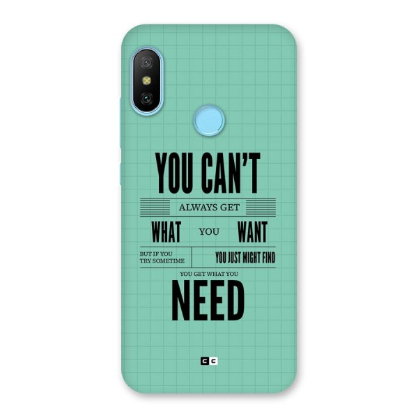 Cant Always Get Back Case for Redmi 6 Pro