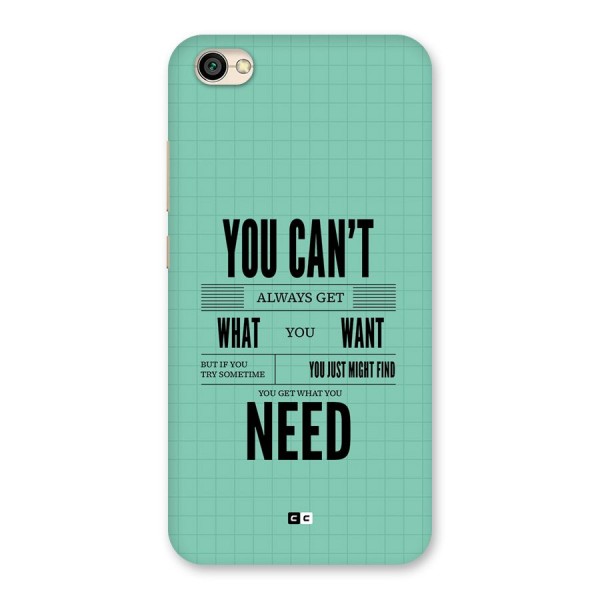 Cant Always Get Back Case for Redmi Y1 Lite