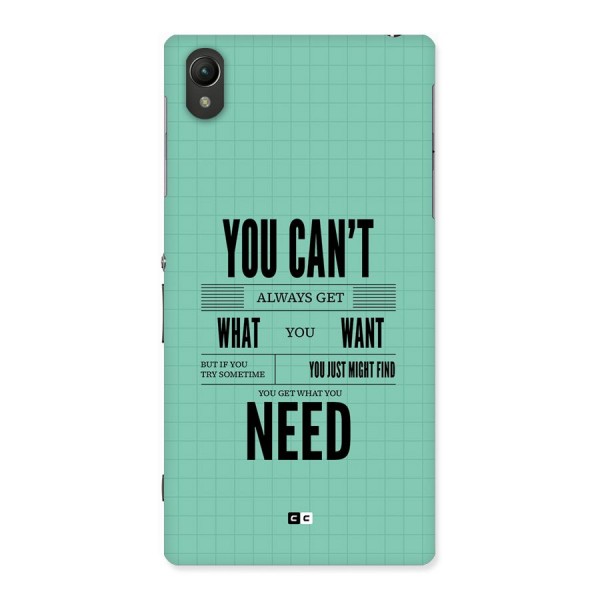 Cant Always Get Back Case for Xperia Z1