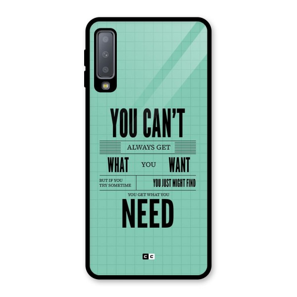 Cant Always Get Glass Back Case for Galaxy A7 (2018)