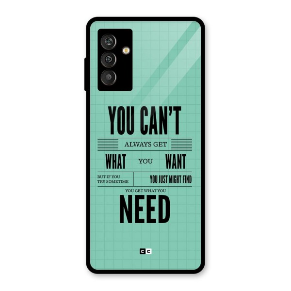 Cant Always Get Glass Back Case for Galaxy M13