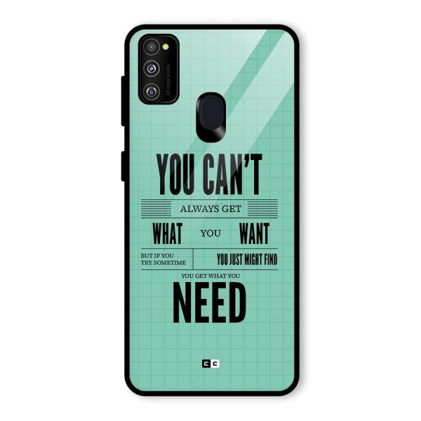 Cant Always Get Glass Back Case for Galaxy M21