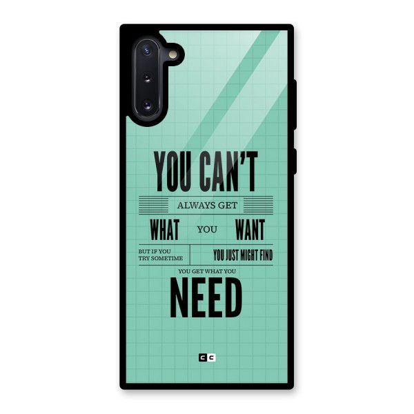 Cant Always Get Glass Back Case for Galaxy Note 10