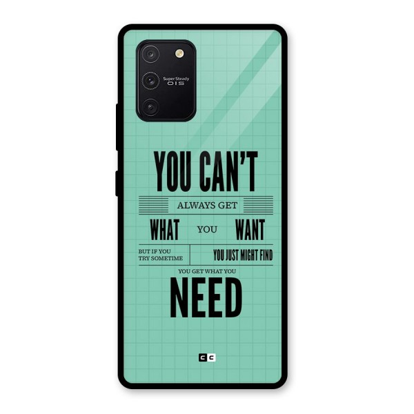 Cant Always Get Glass Back Case for Galaxy S10 Lite