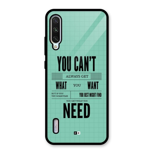 Cant Always Get Glass Back Case for Mi A3