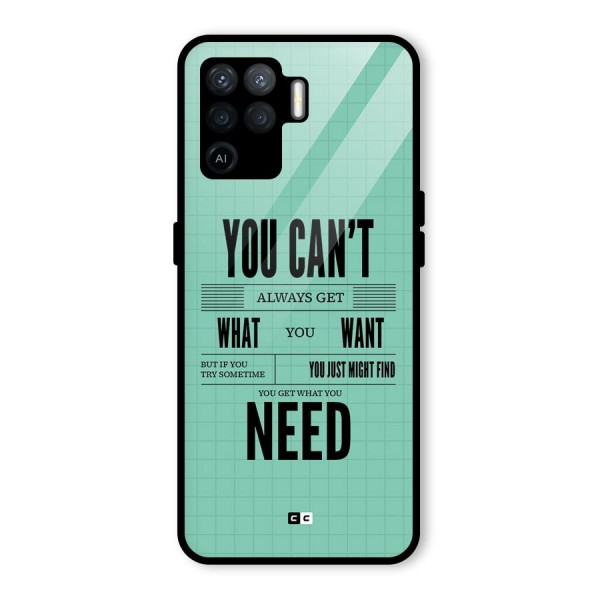 Cant Always Get Glass Back Case for Oppo F19 Pro