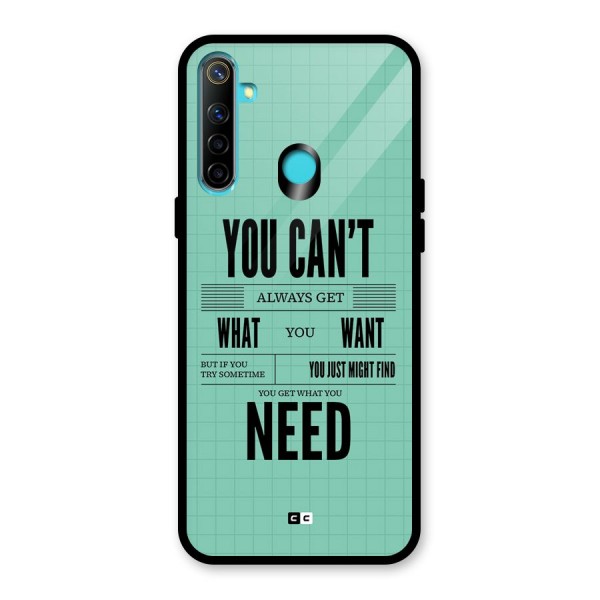 Cant Always Get Glass Back Case for Realme 5