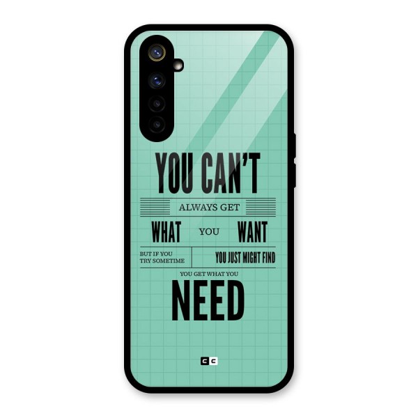 Cant Always Get Glass Back Case for Realme 6