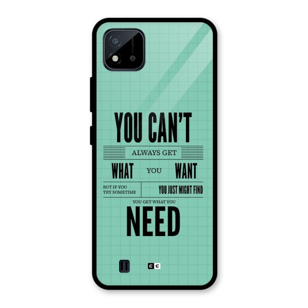 Cant Always Get Glass Back Case for Realme C11 2021