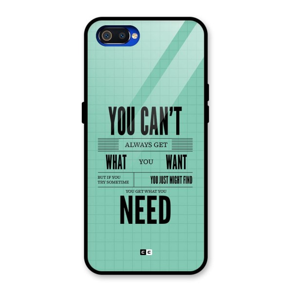 Cant Always Get Glass Back Case for Realme C2