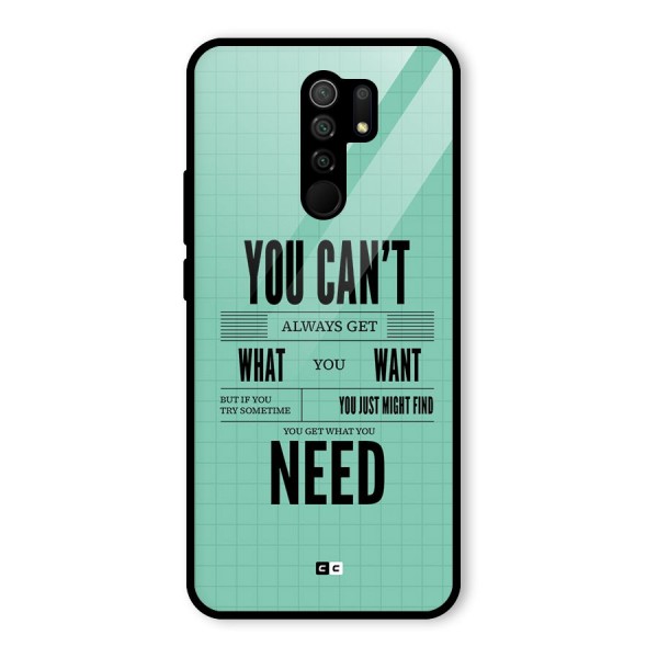 Cant Always Get Glass Back Case for Redmi 9 Prime